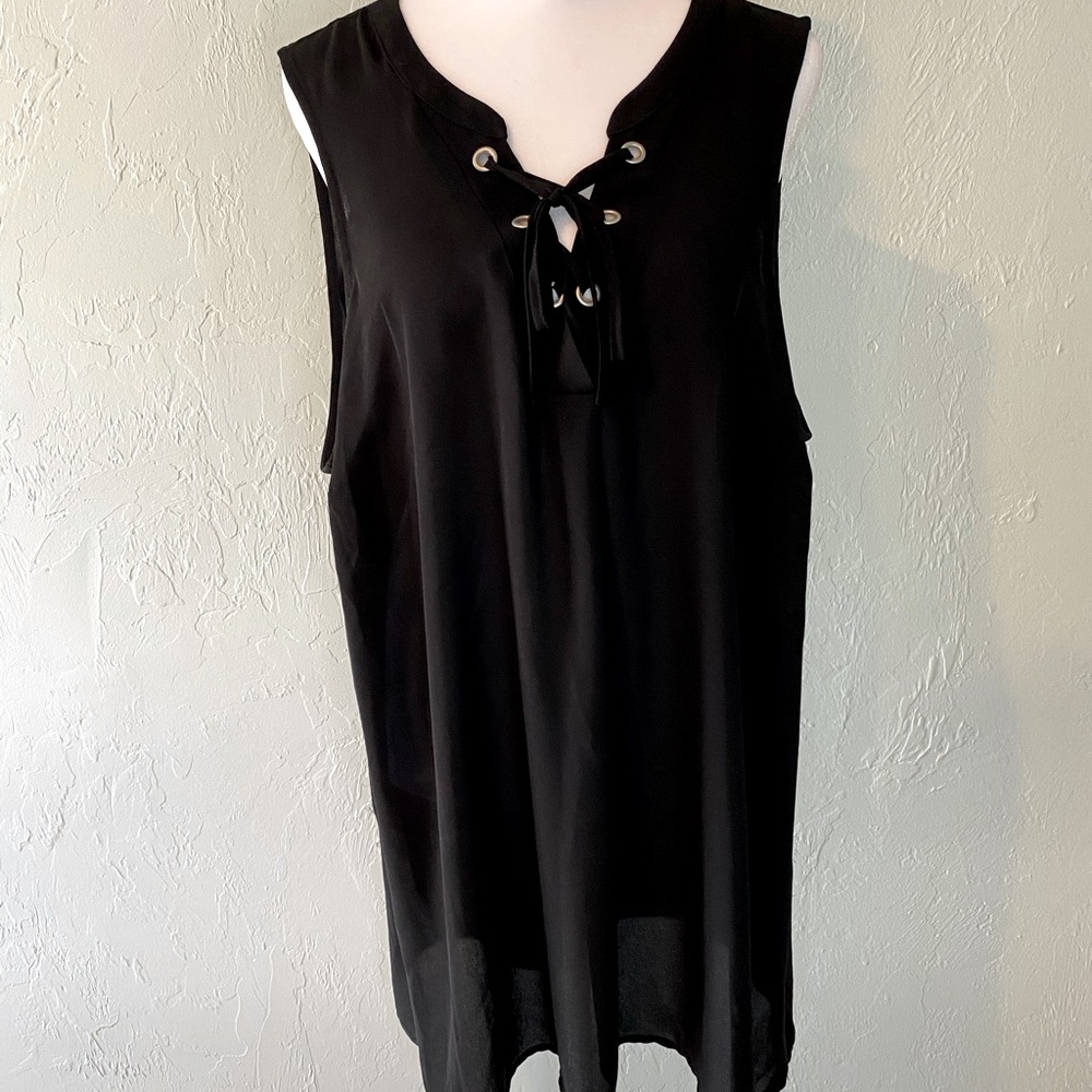 Black sheer top